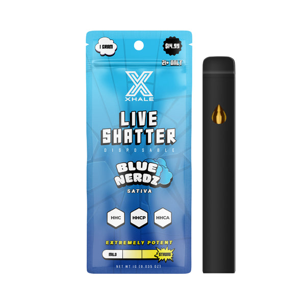HHC Live Shatter Disposable - XHALE - 1G