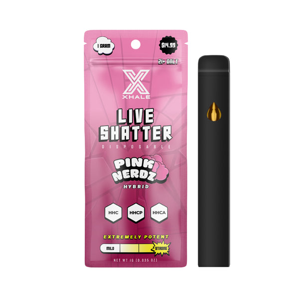 HHC Live Shatter Disposable - XHALE - 1G