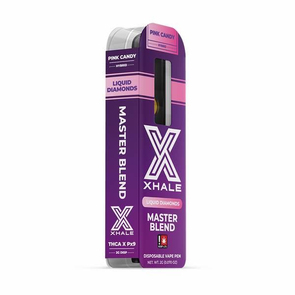 THCA Liquid Diamonds Disposable Vape Pink Candy Flavor