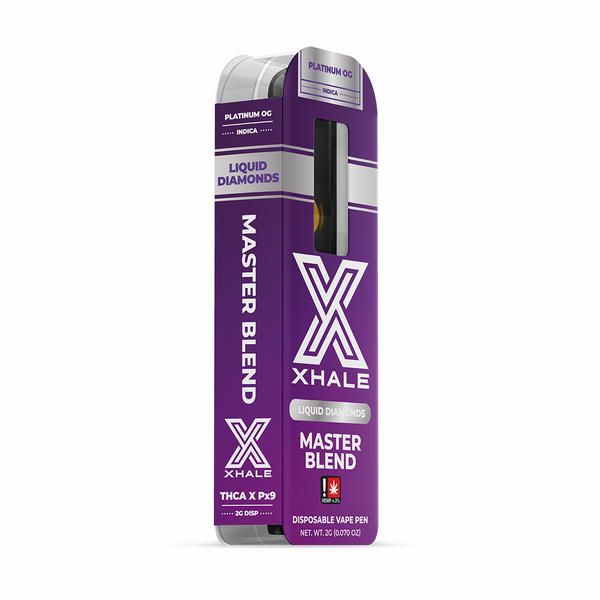 THCA Liquid Diamonds Disposable Vape Platinum OG Flavor