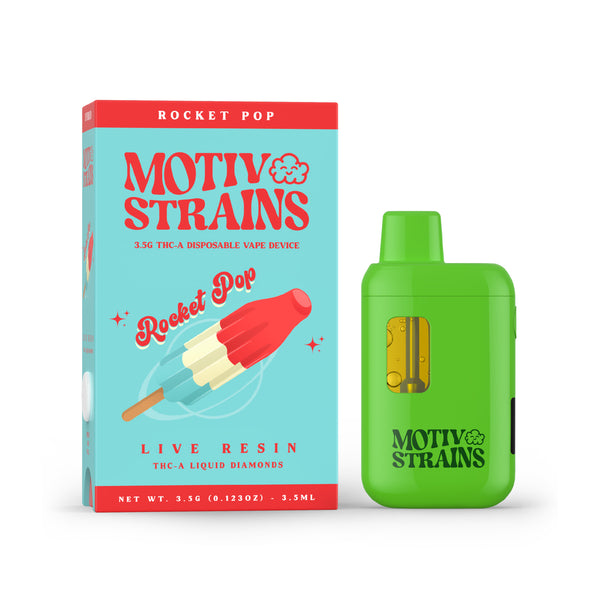 THC-A Liquid Diamonds Disposable - 3.5G - Motiv Strains