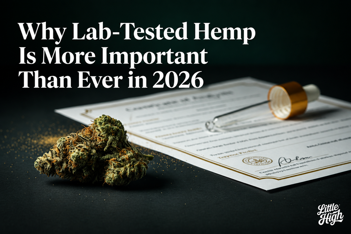 Lab tested THCA flower Certificate of Analysis COA 2026 - buy premium third party tested hemp online | Little High