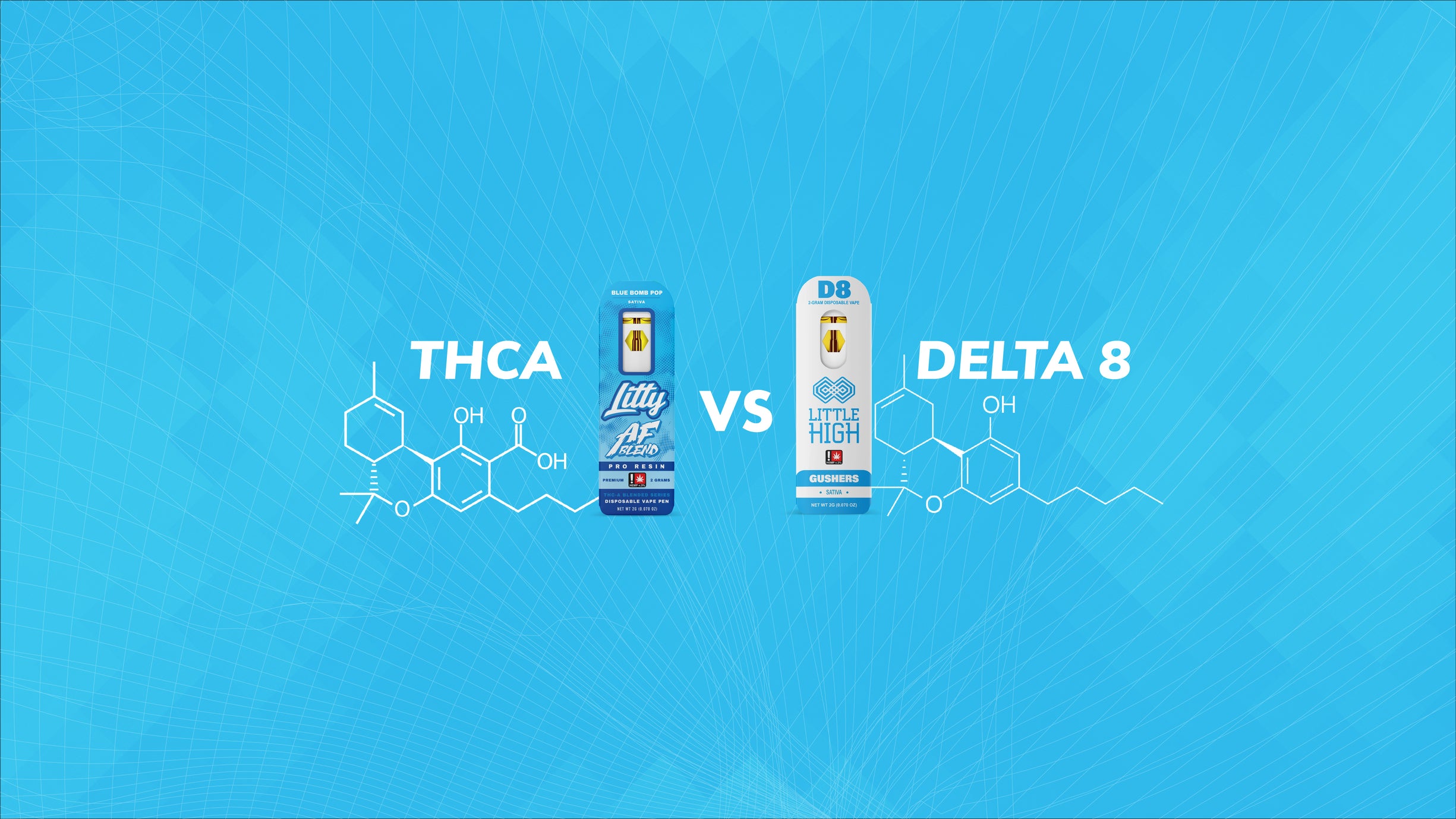 THCA vs. Delta 8 - Which Gets You Higher? | Little High