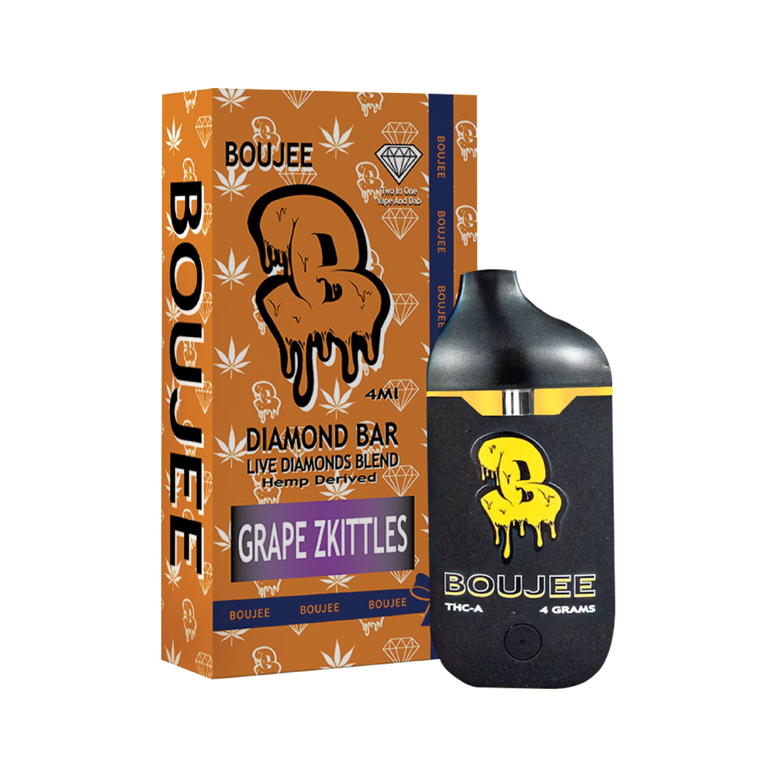 Boulder Diamond Bar Vape THC-A Vape & Dab Diamond Bar 4G by BOUJEE Boulder Diamond Bar Vape THC-A Vape & Dab Diamond Bar 4G by BOUJEE