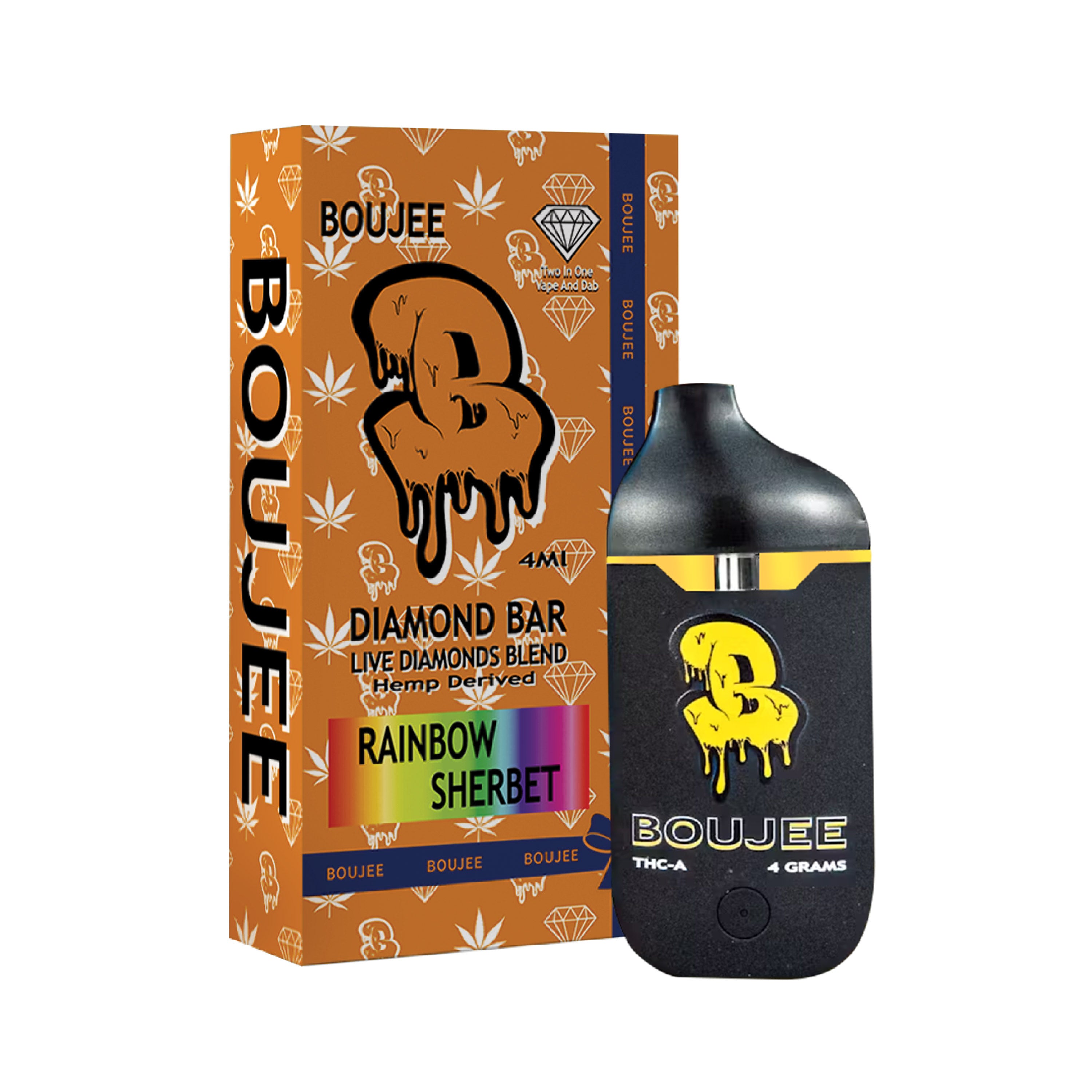 THC-A Vape & Dab Diamond Bar 4G by BOUJEE | Little High THC-A Vape & Dab Diamond Bar 4G by BOUJEE | Little High