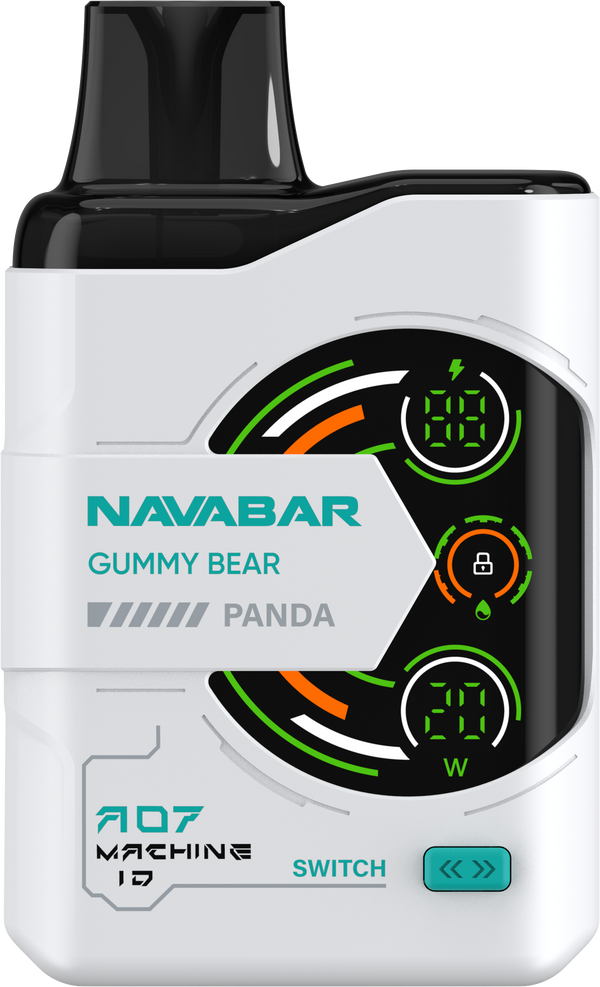Navabar Gummy Bear Panda electronic device on a white background