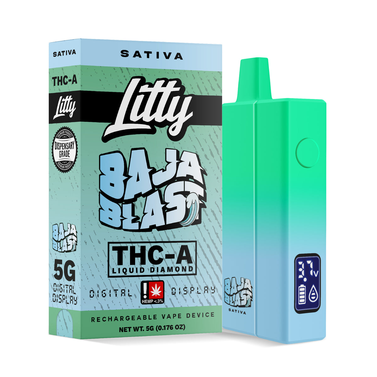 THCA Liquid Diamonds - Disposable - Litty 5G | Discreet Shipping ...