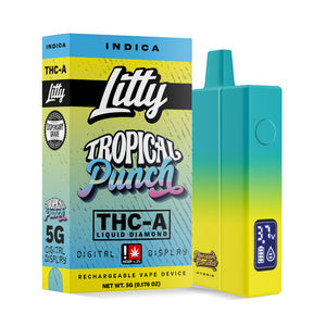 Litty THCA Liquid Diamonds 5G Disposable Vape - Tropical Punch