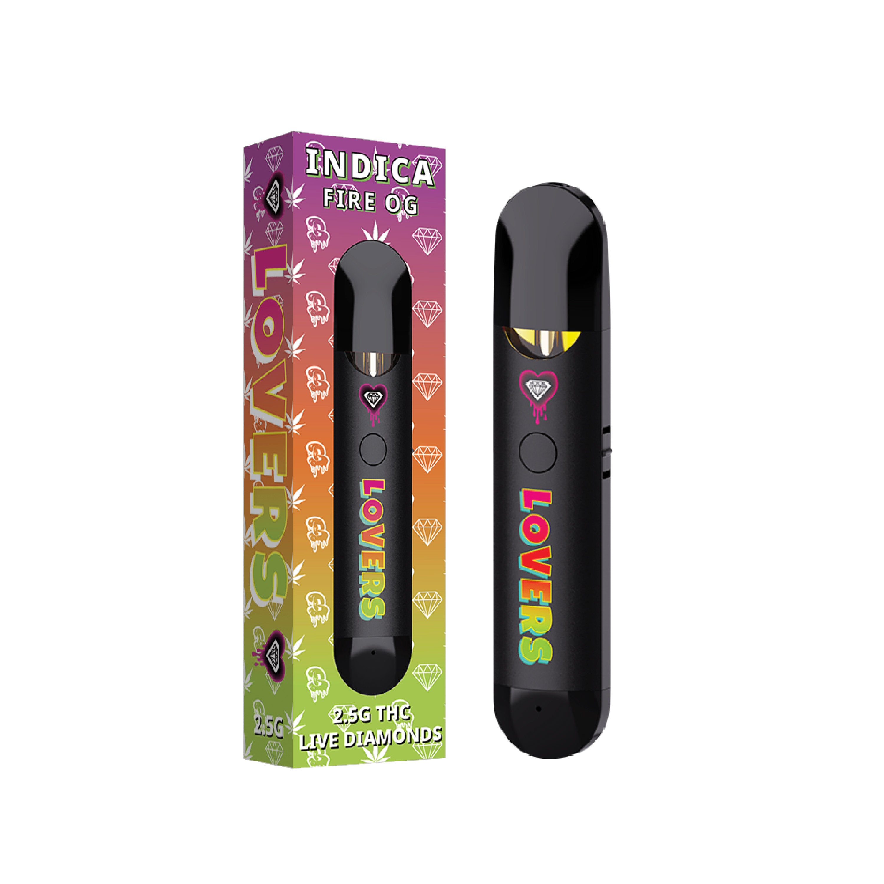 THC-A Live Diamonds Disposable 2.5G | Lovers | Little High THC-A Live Diamonds Disposable 2.5G | Lovers | Little High