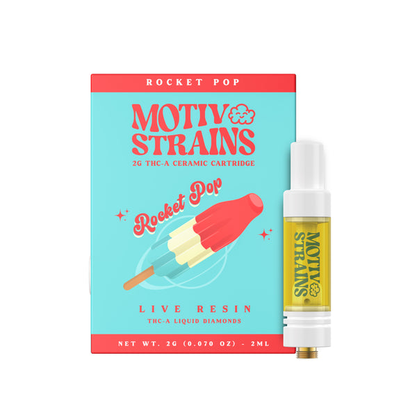 THC-A Liquid Diamonds Cartridge - 2G - Motiv Strains