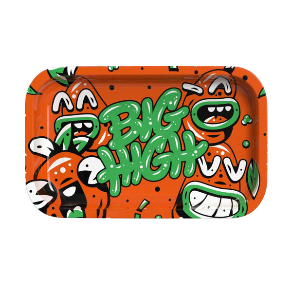 Big High Orange Rolling Tray