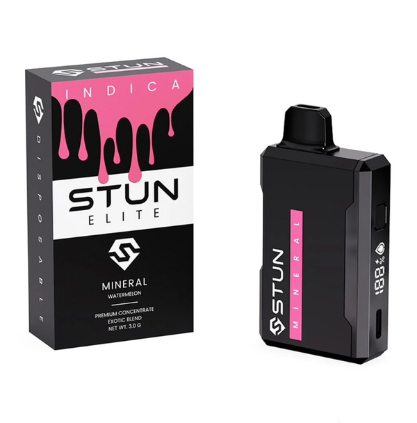 Little High Stun Elite 3G Vape THCA disposable vape with mineral-inspired design and sleek appearance.