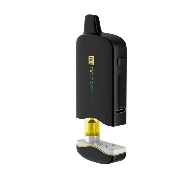 Little High Miist Discreet 510 Thread Cart Battery with 650mAh capacity, shown with device logo in the image.