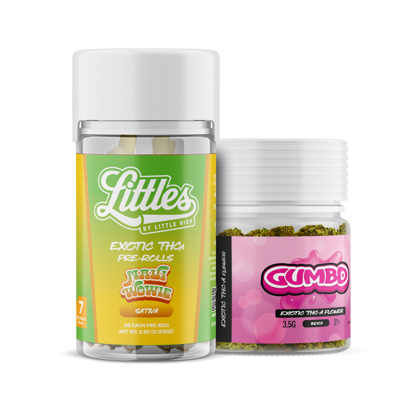 Little High bundle featuring multiple colorful products, including bottles and accessories, designed for young children.