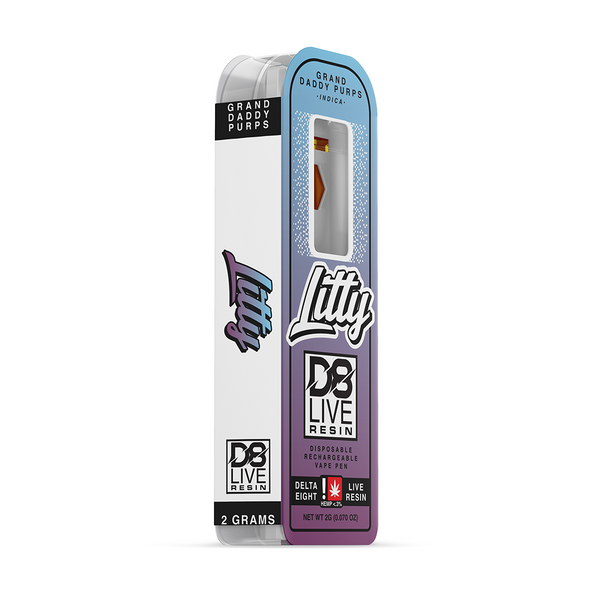 Delta 8 Live Resin Disposable - Litty Vape 2G