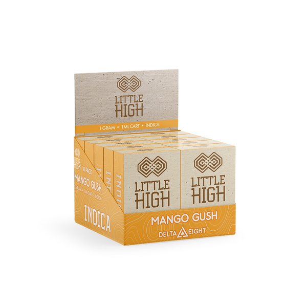 Little High Delta-8 Mango Gush Cart 10 Pack
