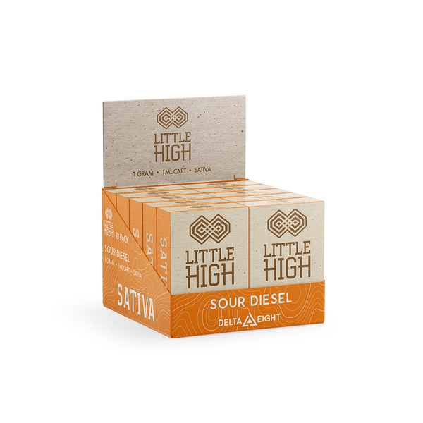 Little High Delta-8 Sour Diesel Cart 10 Pack