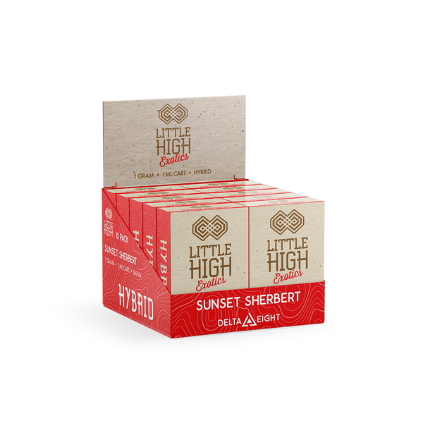 Little High Delta-8 Sunset Sherbert Cart 10 Pack