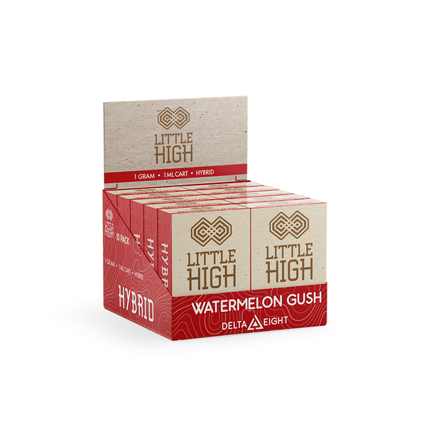 Little High Delta-8 Watermelon Gush Cart 10 Pack