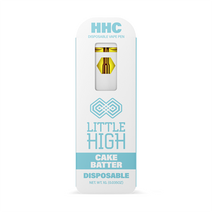 littlehigh hhc cake batter disposable pen front